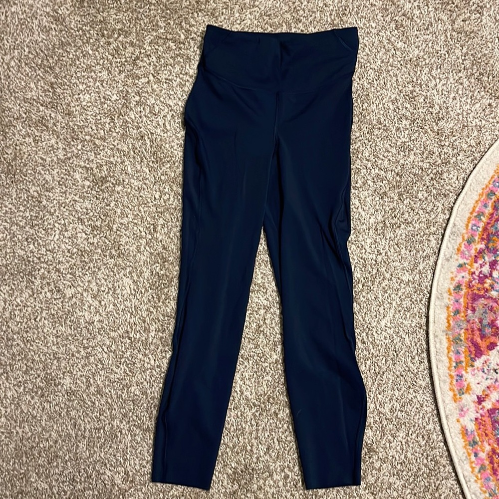 Lululemon Fast & Free leggings (Navy Blue)